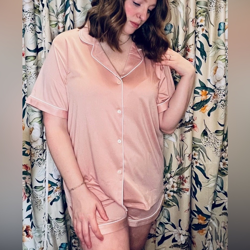 Slinky Jersey Pajama Shorts Set